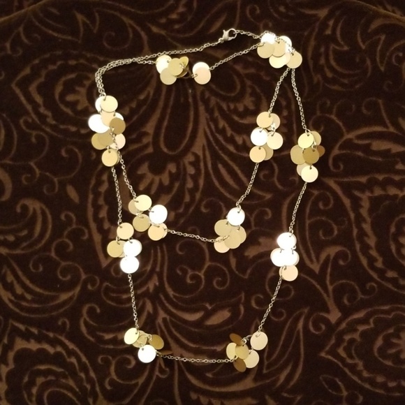 Gold Disco Necklace - Picture 1 of 4